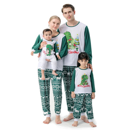 Christmas Family Matching Pajamas Set Family Look Mother Daughter Father Baby Kids Sleepwear Mommy and Me Nightwear Clothes