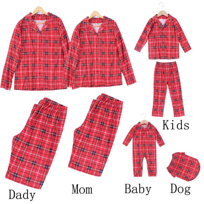 Christmas Family Matching Pajamas Set Mother Father Kids Matching Clothes Family Look Outfit Baby Girl Rompers Sleepwear