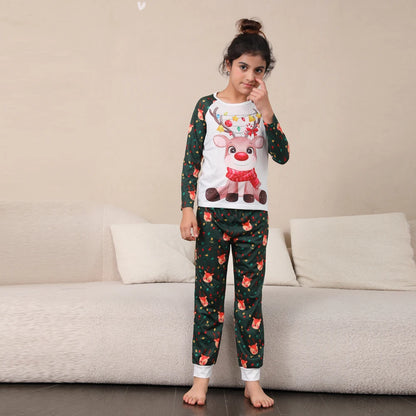 Christmas Family Matching Pajamas Set Family Look Mother Daughter Father Baby Kids Sleepwear Mommy and Me Nightwear Clothes