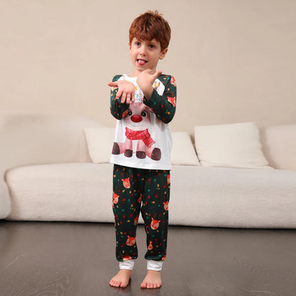 Christmas Family Matching Pajamas Set Family Look Mother Daughter Father Baby Kids Sleepwear Mommy and Me Nightwear Clothes