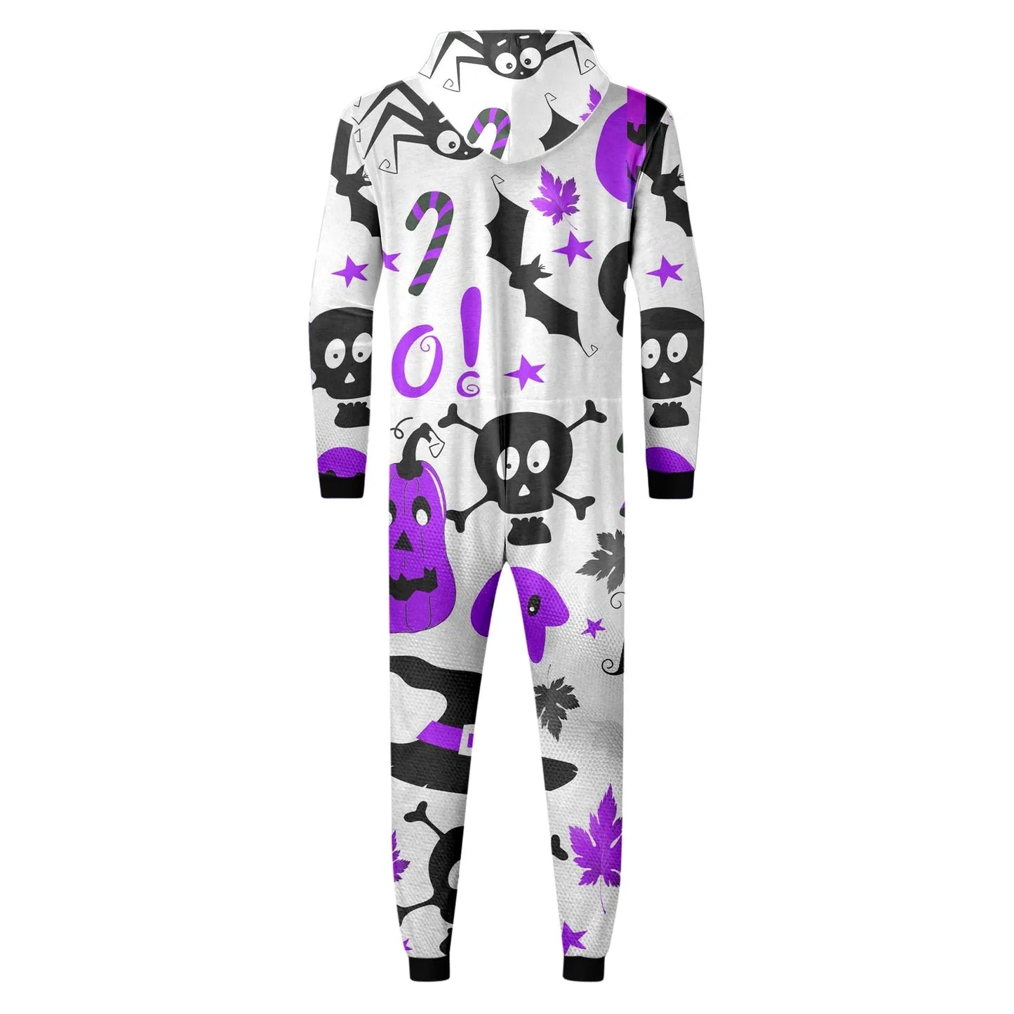 Happy Halloween Matching Pajamas Set Skull Print Mom Dad Kids Pyjamas Baby Romper Party Clothes Family Look Pjs Jumpsuit Pajamas